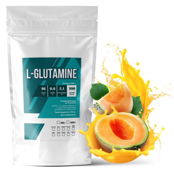 Аминокислота L-Glutamine Дыня для мышечной ткани на 200 порций 1 кг (21-125-glu-d1)