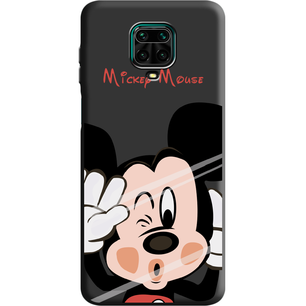 Чехол Boxface Xiaomi Redmi Note 9S Mister M Черный силикон (39475-cc58-39914)