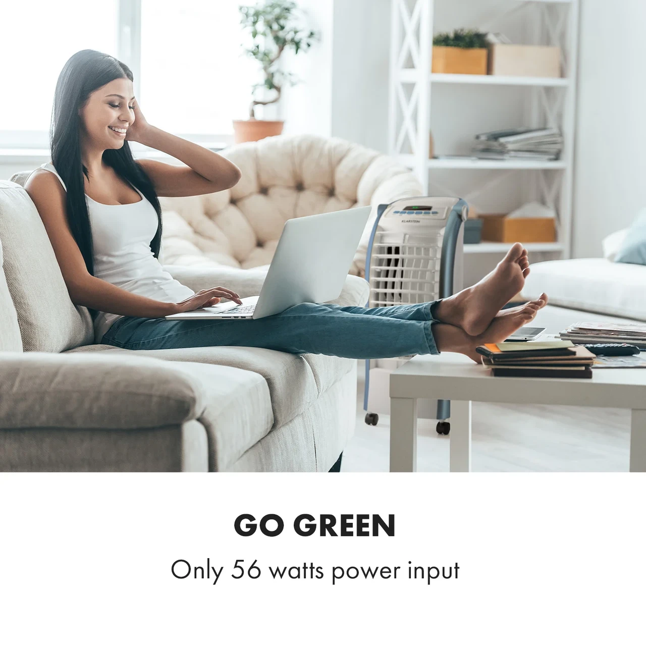 Повітроохолоджувач вентиляторний KLARSTEIN Maxfresh Ocean 3в1 (10036141) - фото 2 Повітроохолоджувач вентиляторний KLARSTEIN Maxfresh Ocean 3в1 (10036141) - фото 2