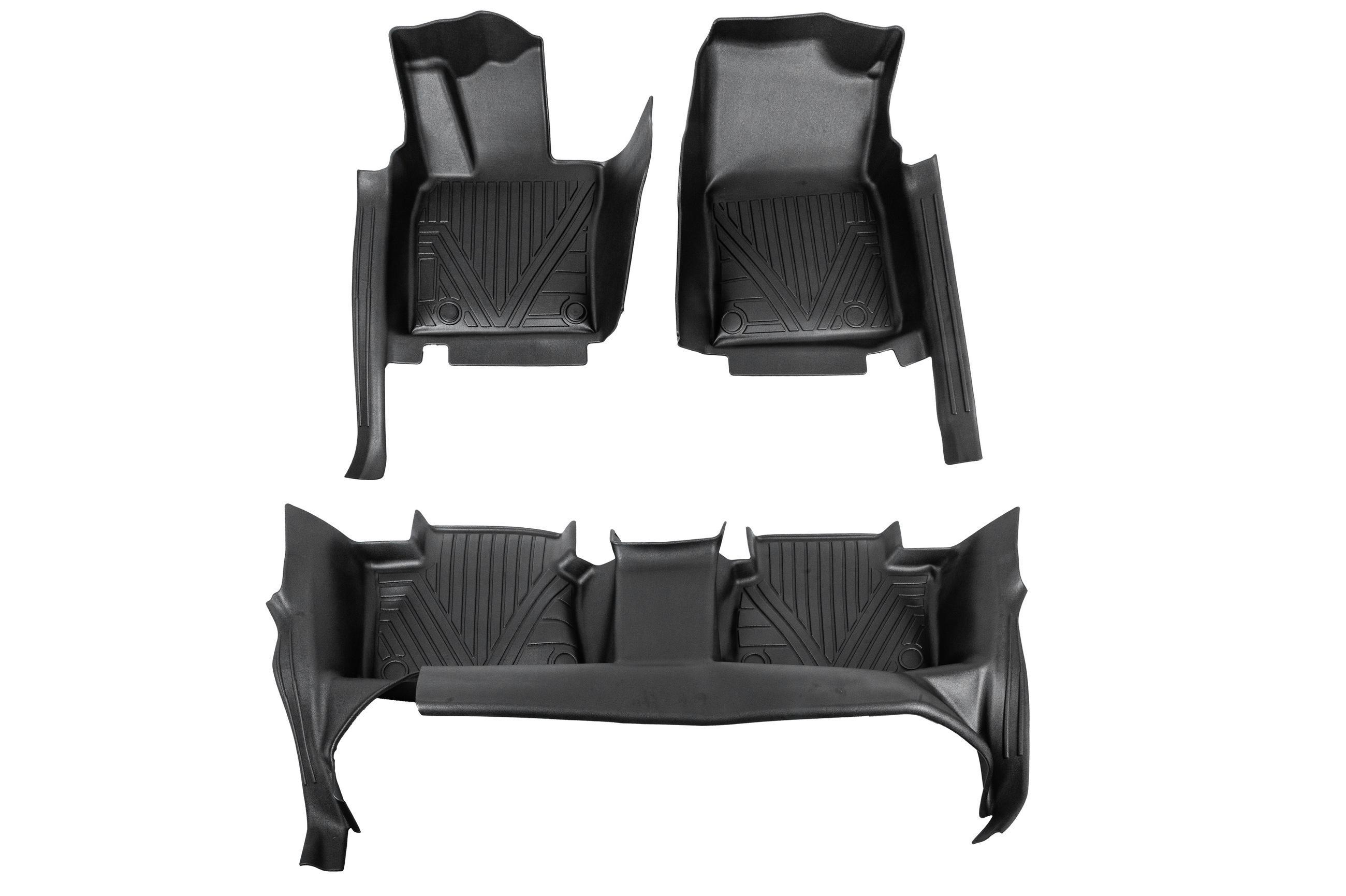 Коврики Niken Luxury 3D для гибрид для Toyota Camry 2024-рр. резина 3 шт. Черный (176059)