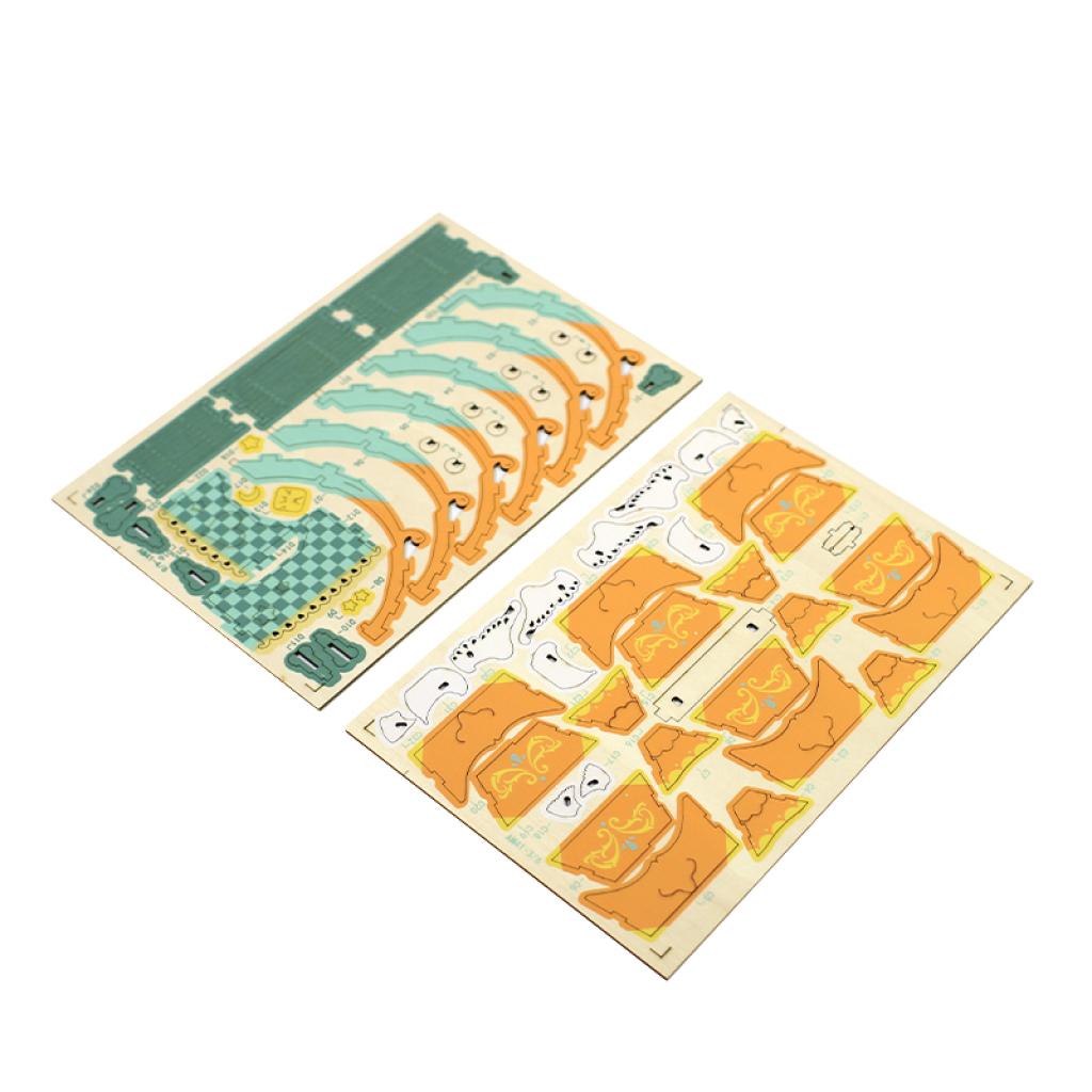 Конструктор деревянный 3D Robotime AM41 Карета Карусель (1378414) - фото 3 Конструктор деревянный 3D Robotime AM41 Карета Карусель (1378414) - фото 3