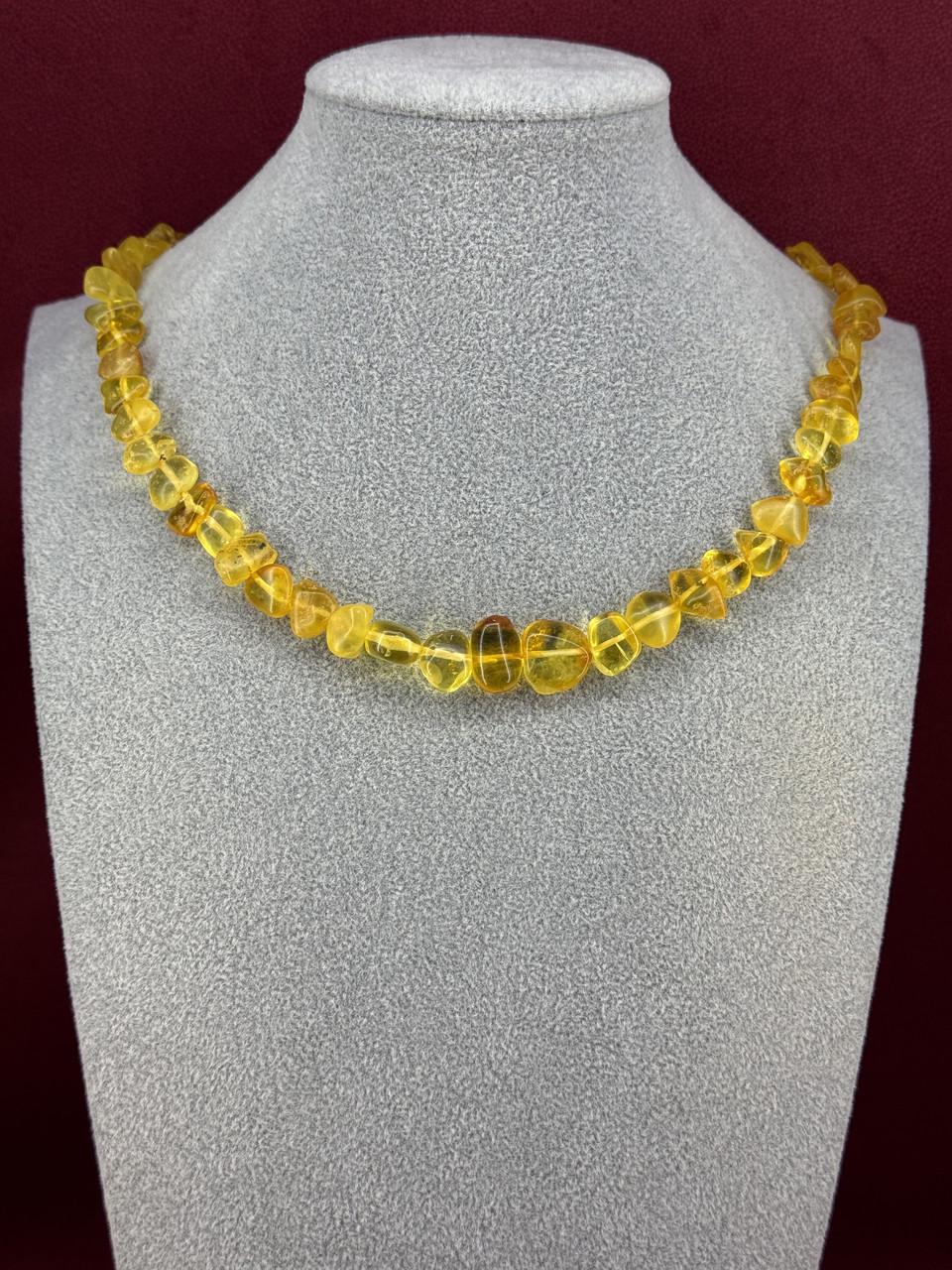 Бусы из янтаря лечебные 48 см (н-763)
