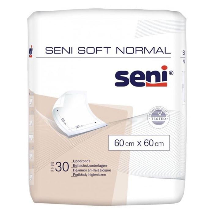Пеленки влаговпитывающие Seni Soft Normal 60x60 см 30 шт.