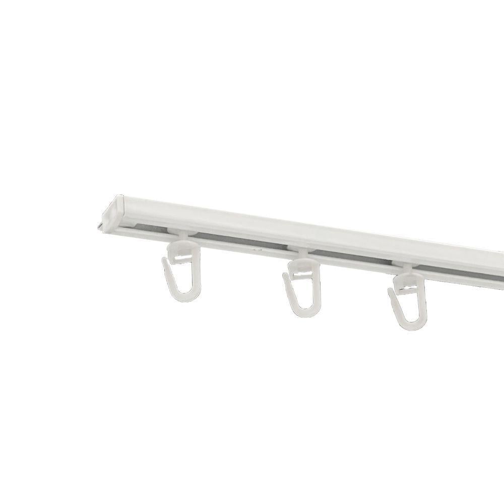 Карниз Orvit Стандарт потолочный алюминиевый однорядный 24х7 мм 200 см Белый (00-00028470)