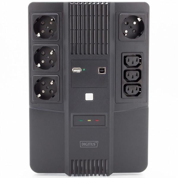 Источник бесперебойного питания Digitus Line-Interactive DN-170111 800VA 480W (a90370cc) - фото 6 Источник бесперебойного питания Digitus Line-Interactive DN-170111 800VA 480W (a90370cc) - фото 6