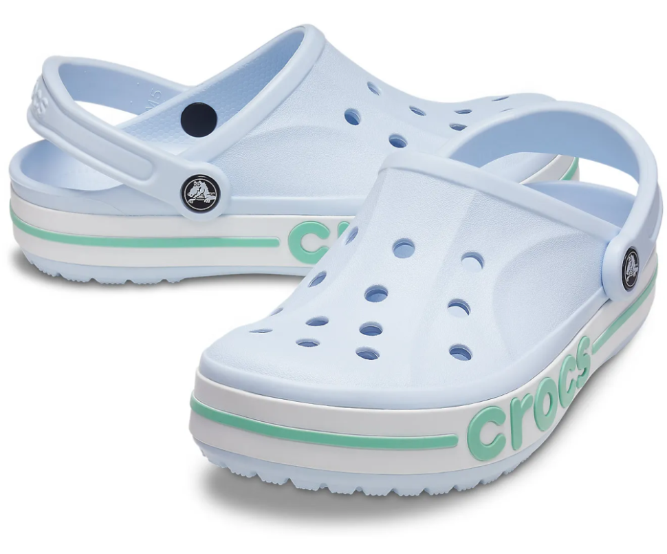 Сабо жіночі Crocs Bayaband Clog Mineral Pistachio р. 39-40 Бірюзовий (19413)