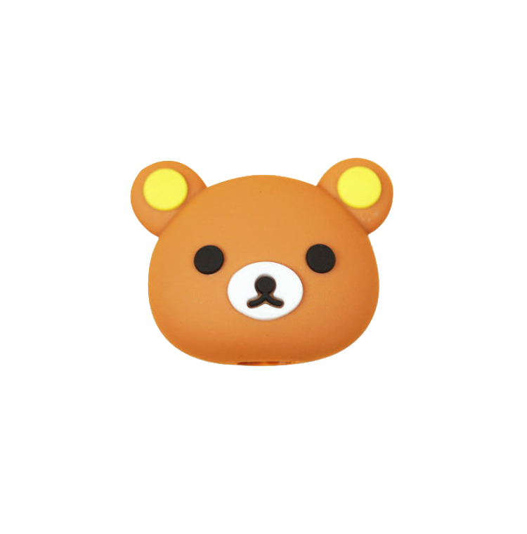 Защита кабеля от перетирания SUNROZ Mult Мишка Light-brown (A44122)