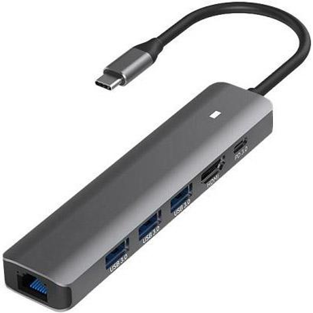 USB-хаб Blueendless 6in1 (XK-AC500-SL)