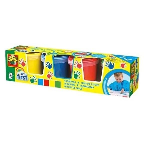 Пальчиковые краски Ses Creative My First Юный Художник 4 цвета 60 мл (144135)