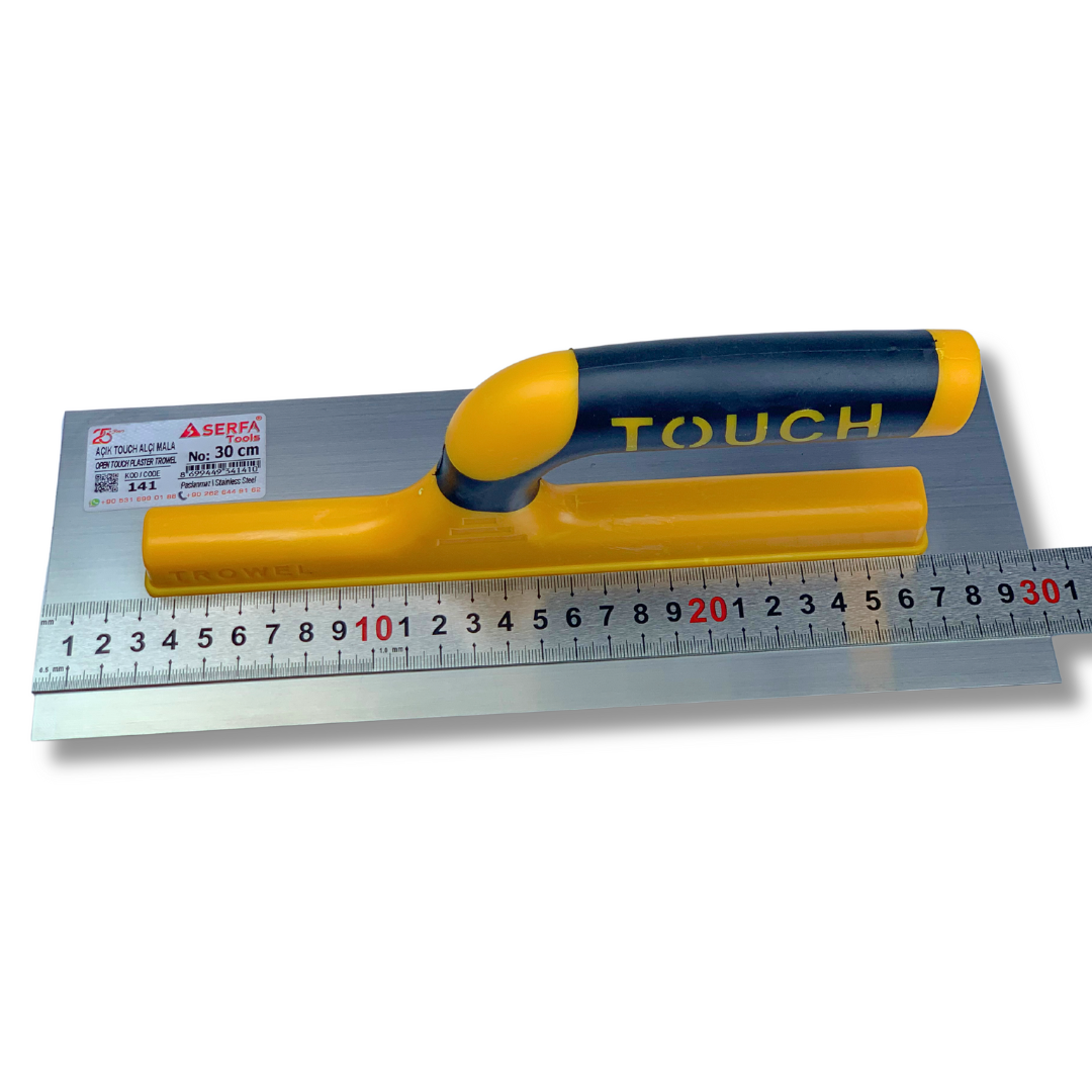 Гладилка штукатурна Touch Plaster Trowel Open Handle 35 см Жовтий (143) - фото 4 Гладилка штукатурна Touch Plaster Trowel Open Handle 35 см Жовтий (143) - фото 4