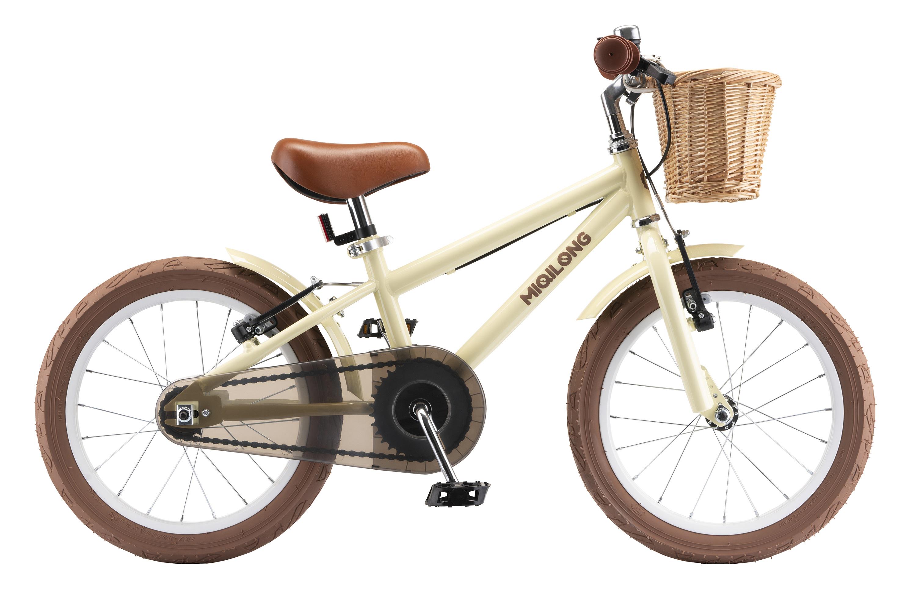 Детский велосипед Miqilong RM 16" с корзиной из натурального ротанга Бежевый (ATW-RM16-BEIGE) - фото 4 Детский велосипед Miqilong RM 16" с корзиной из натурального ротанга Бежевый (ATW-RM16-BEIGE) - фото 4