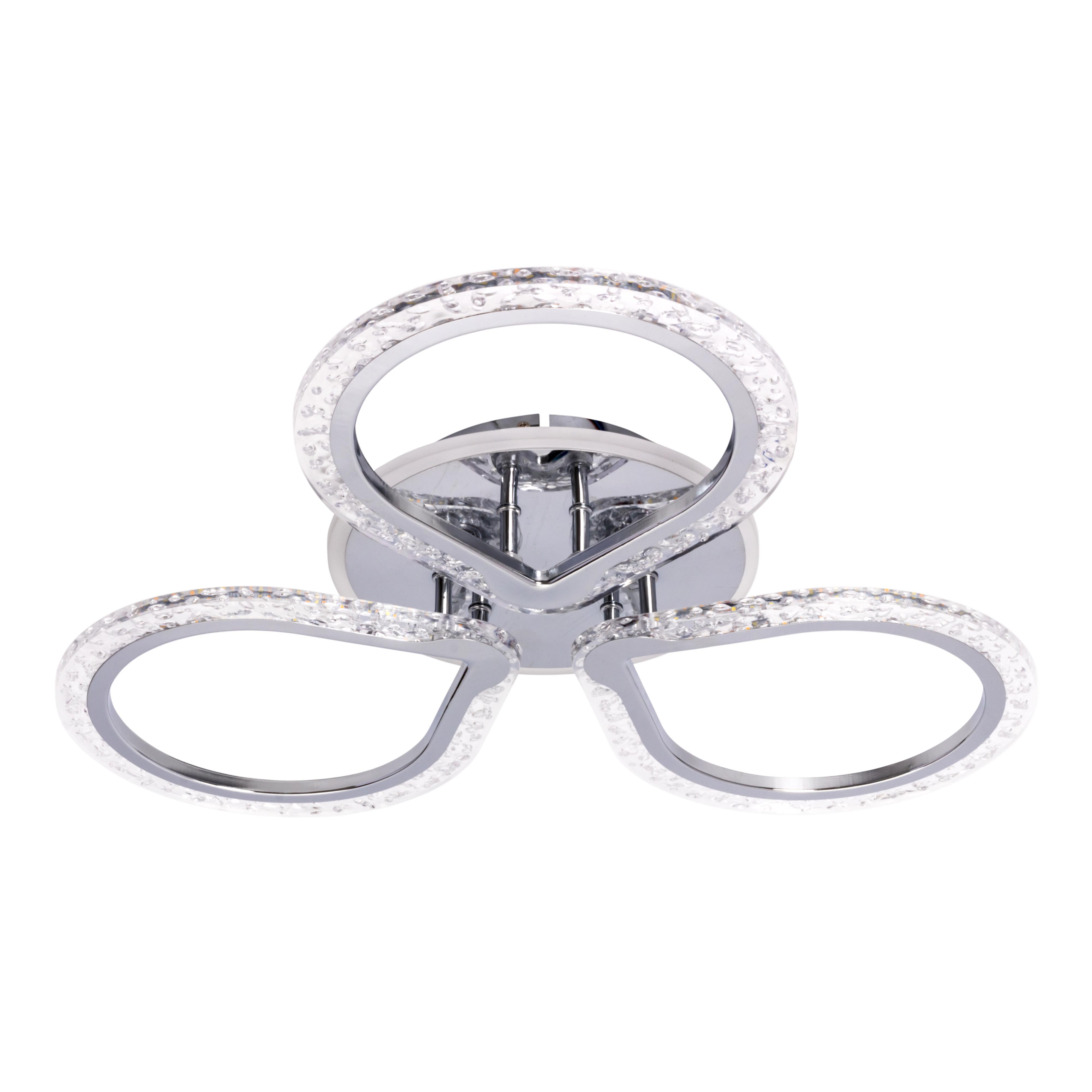 Люстра светодиодная Sirius LI8422/3A CR RGB 71 W 7 W акриловая (000035242)