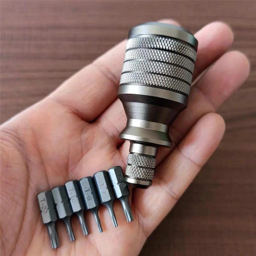 Викрутка комбінована 7в1 з алюмінієвого сплаву для хвостовика 1/4" (660768-1) - фото 10 Викрутка комбінована 7в1 з алюмінієвого сплаву для хвостовика 1/4" (660768-1) - фото 10