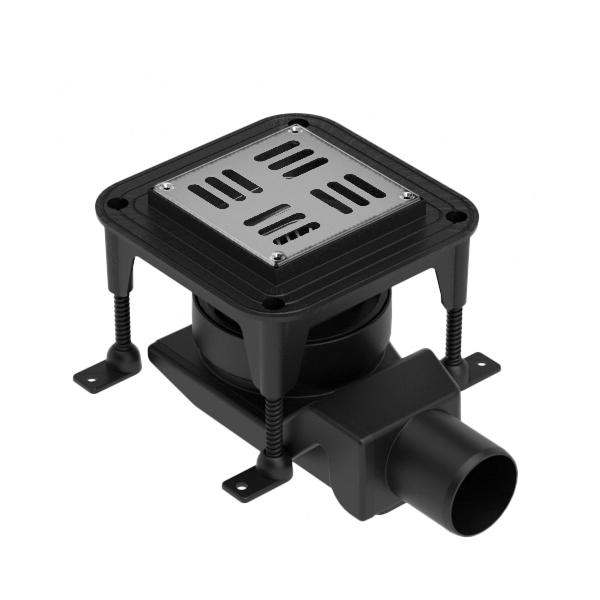 Трап душевой Waterway Spot X 10х10 Черный (WSX100001N2)