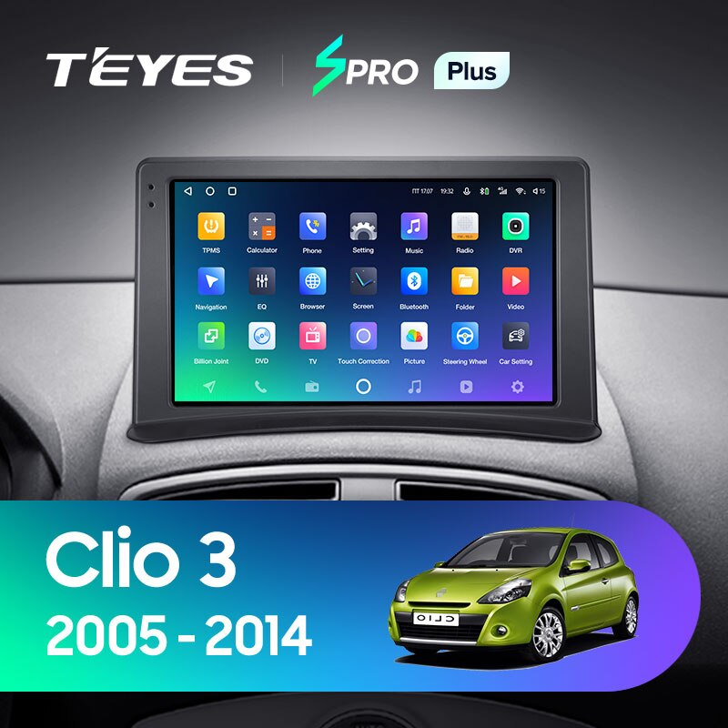 Автомагнітола штатна Teyes SPRO Plus для Renault Clio 3 2005-2014 Android SPRO PLUS 4+64G Wi-Fi/4G (1652333904) - фото 3