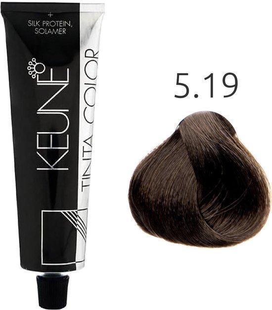 Краска для волос стойкая Keune Tinta Color 5.19 Light Matt Brown 60 мл