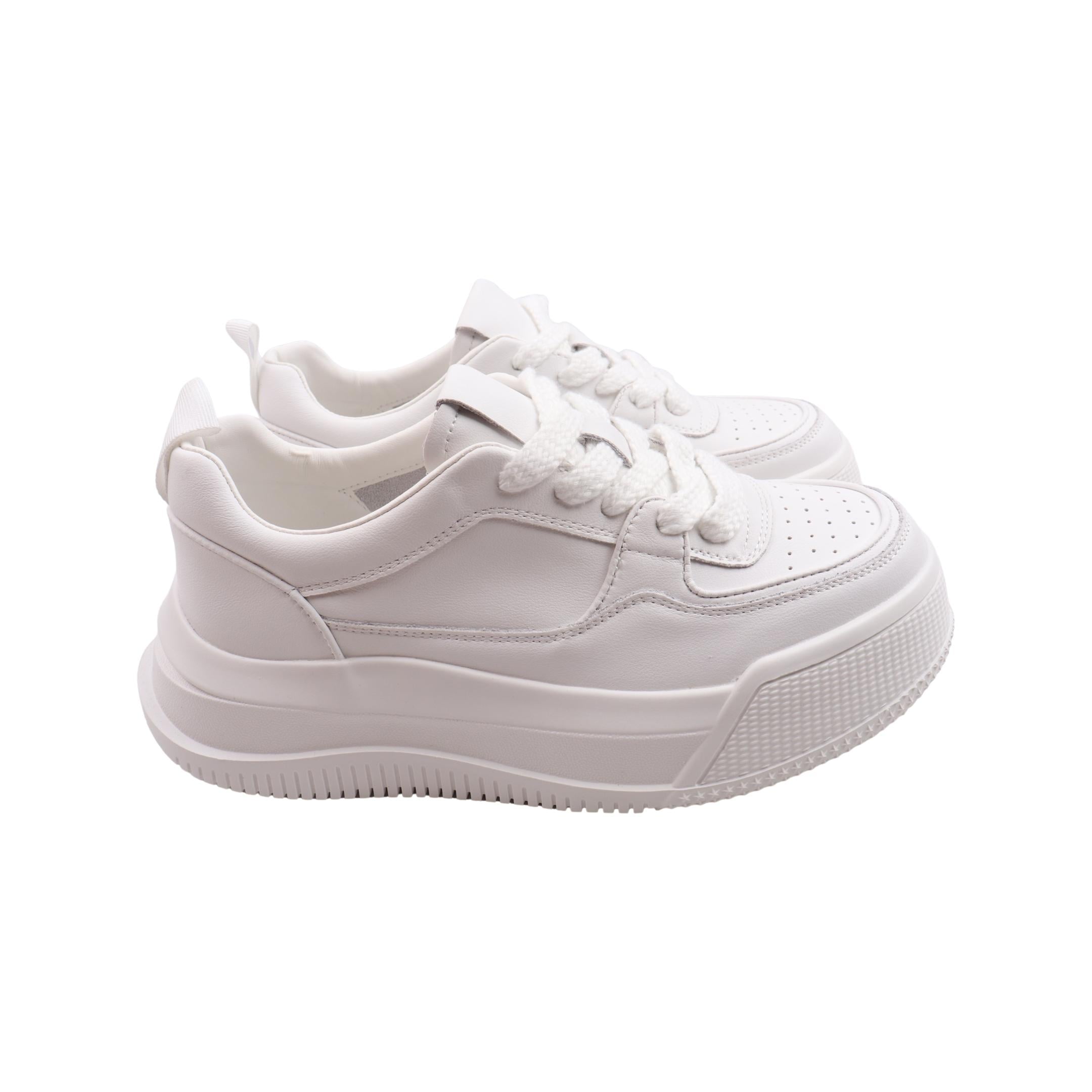 Кеды женские Melanda из кожи р. 40 Белый (164-23DTS)