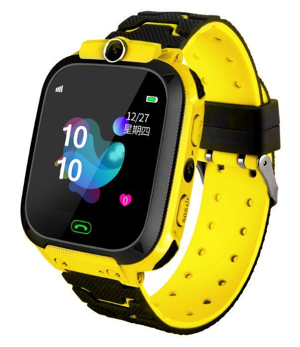 Смарт-часы детские Lemfo Q9S с GPS/4G LTE/видеозвонками/прослушкой/SOS Желто-черный (36244698)