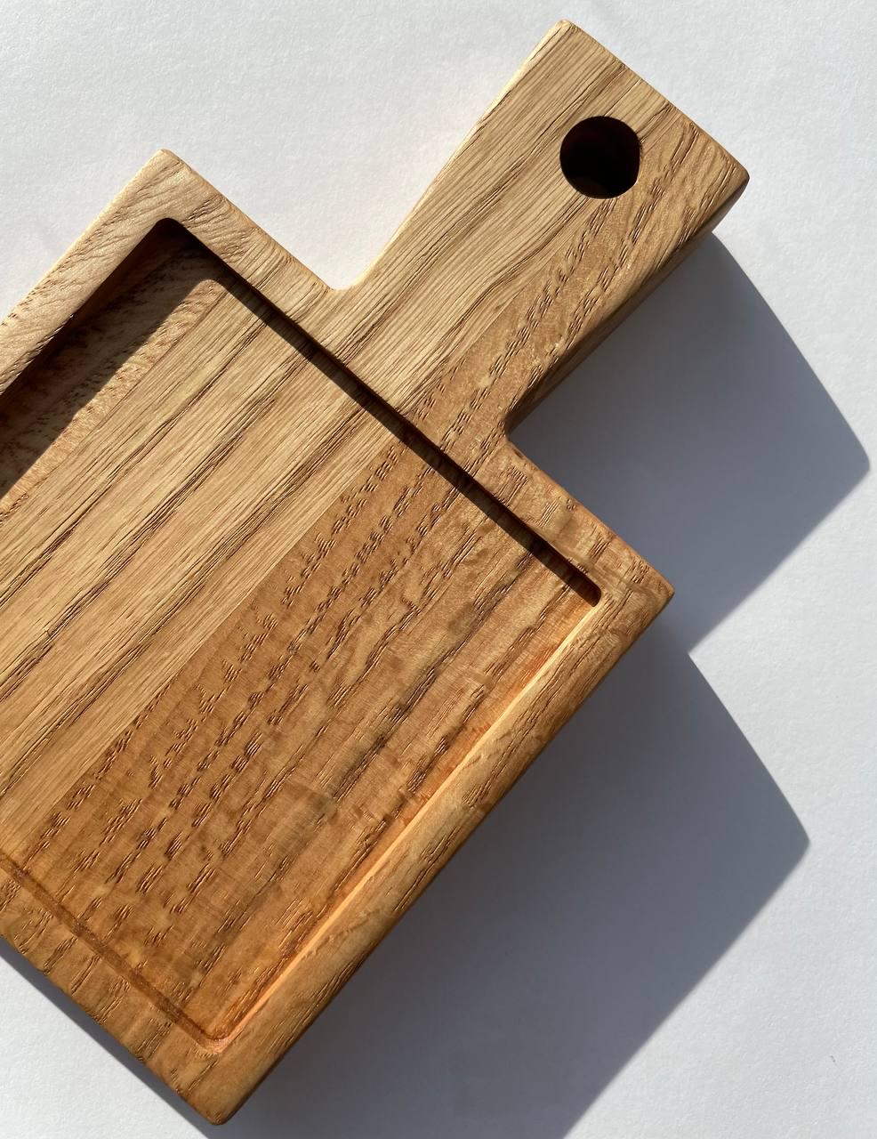 Доска деревяная с ручкой для подачи блюд 13х20 см (9229988) - фото 2 Доска деревяная с ручкой для подачи блюд 13х20 см (9229988) - фото 2