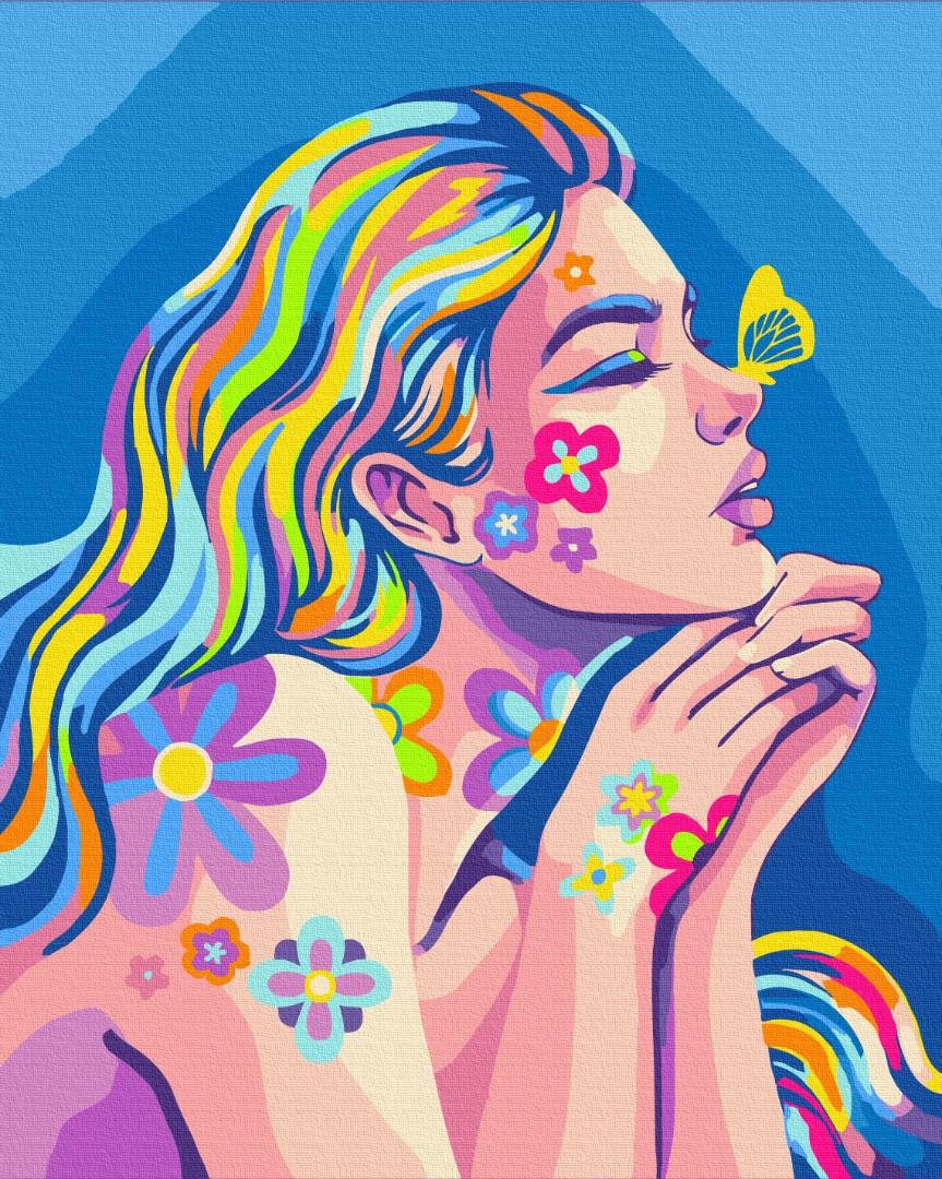 Картина по номерам Brushme Неоновые мечты Полина Скурихина 40x50 см (BS53732)