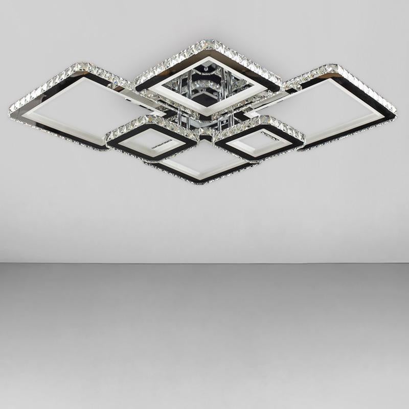 Люстра люстра LED Light House SY-18281/4+2 910х710х140 мм 292W Хром