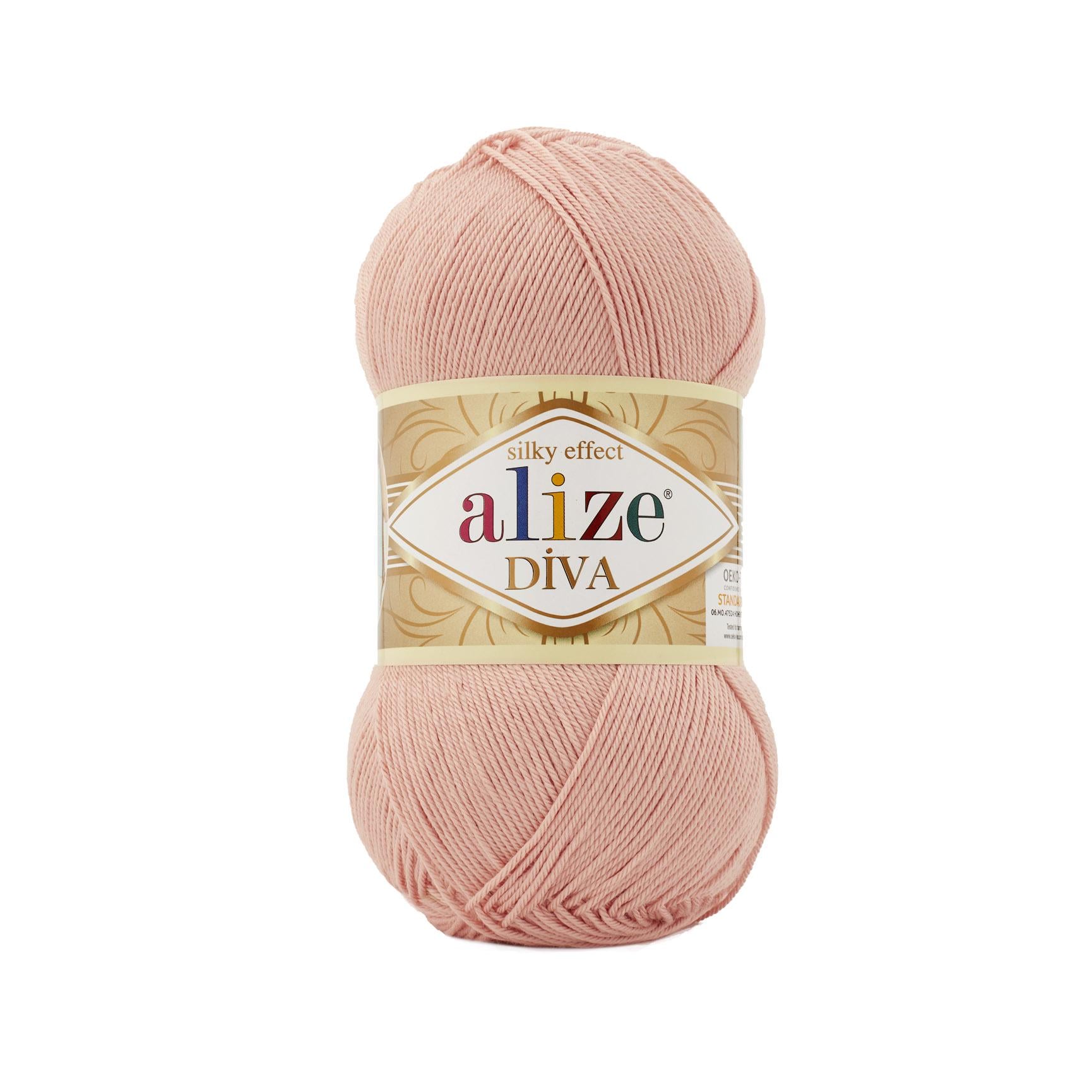 Пряжа Alize Diva 363 Пудра (7504)