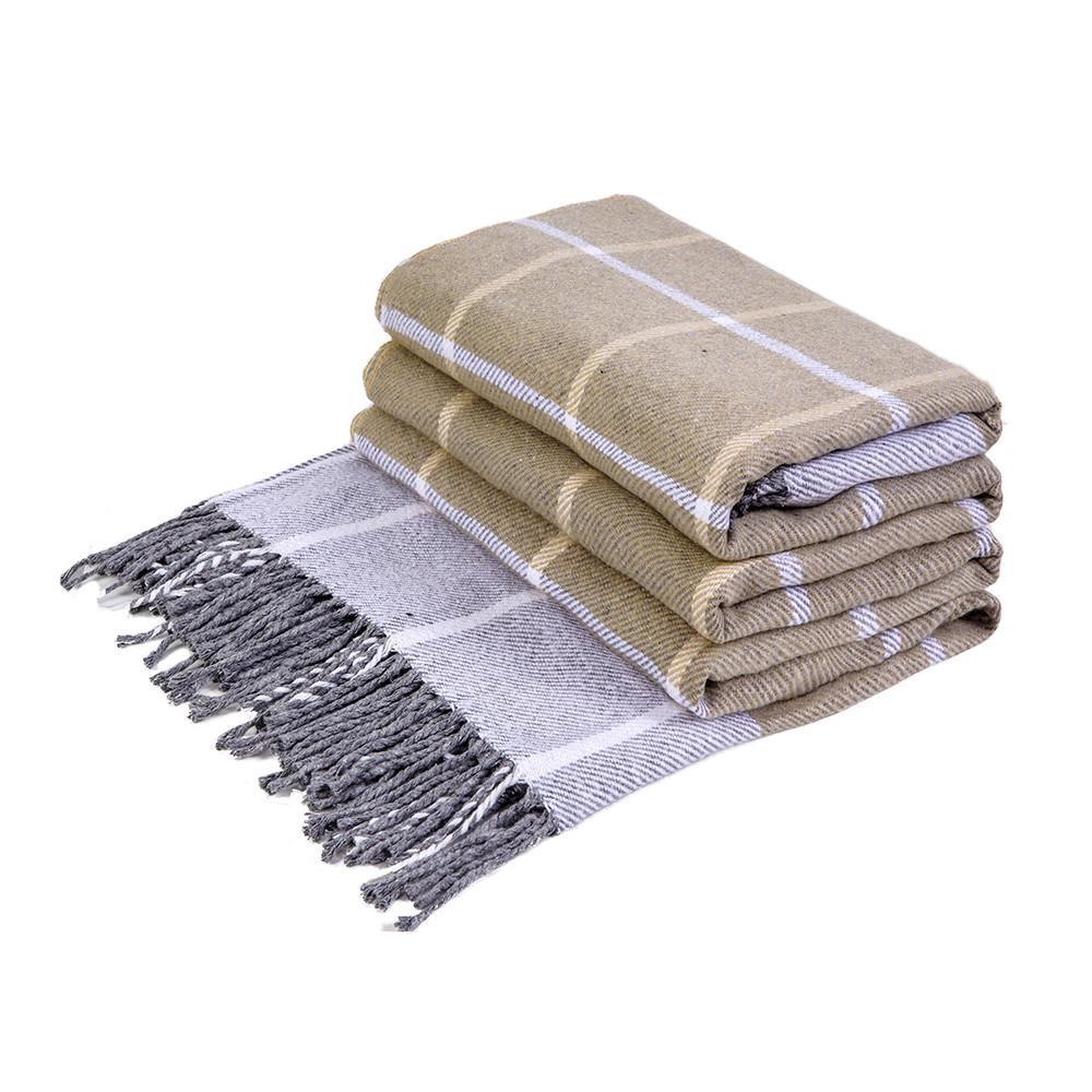 Плед хлопковый Love You Клетка 140x200 см (4110) Плед хлопковый Love You Клетка 140x200 см (4110)