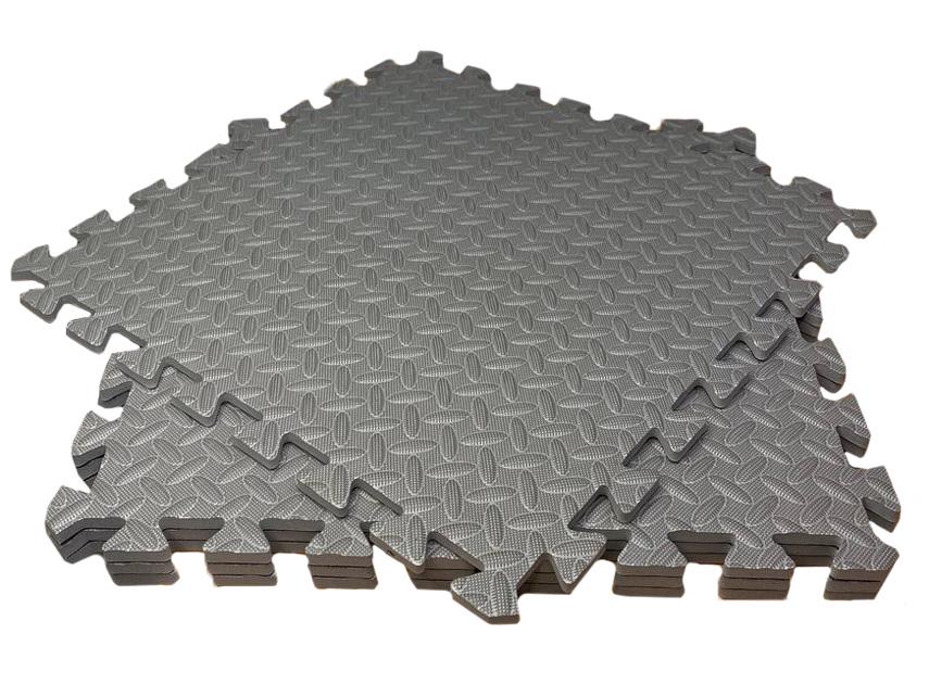 Пол мягкий-пазл EVA 500х500х10 мм Серый (1994676048) - фото 2 Пол мягкий-пазл EVA 500х500х10 мм Серый (1994676048) - фото 2