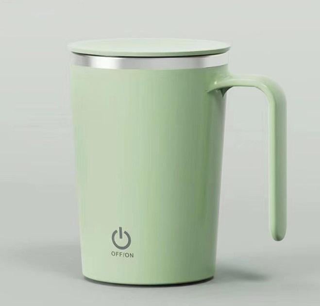 Чашка магнітна для змішування напоїв автоматична 400 мл Зелений (wh016) - фото 2 Чашка магнітна для змішування напоїв автоматична 400 мл Зелений (wh016) - фото 2