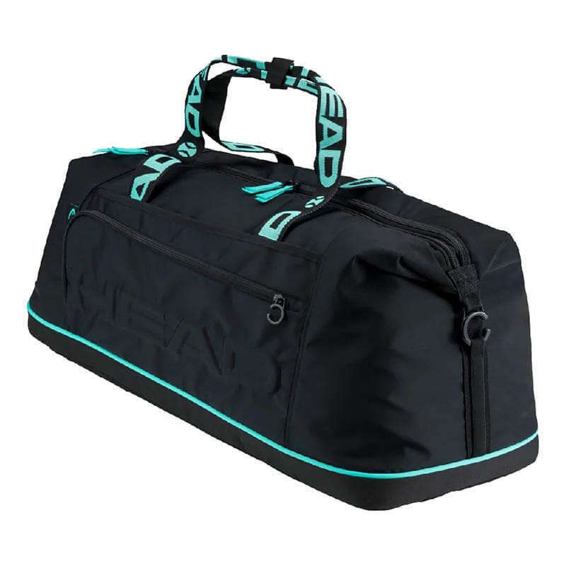 Спортивна сумка для тенісу Head 22 Coco Duffle Bag Black/Mint (724794411841)