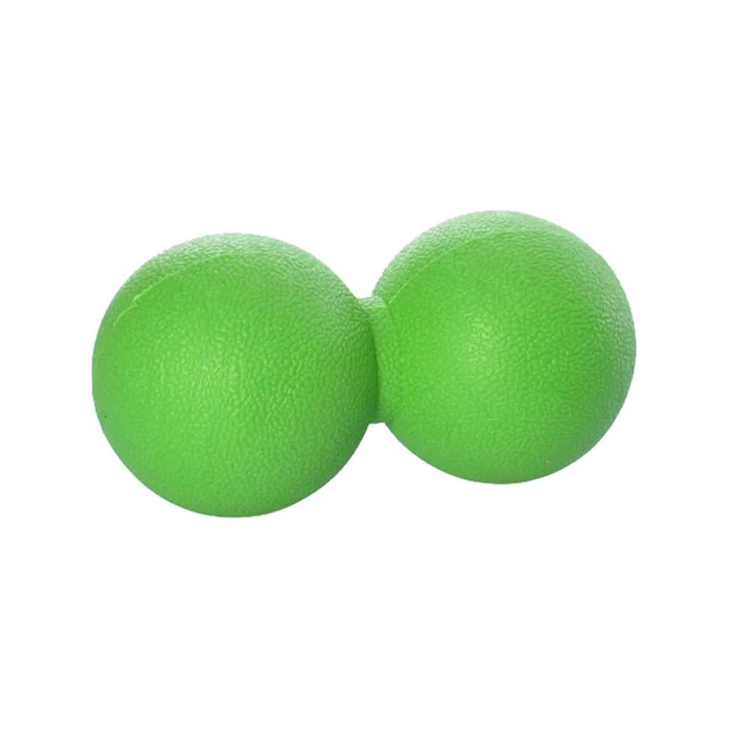 Мяч массажер двойной МФР миофасциального релиза эспандер кистевой TPE 270 г 12х6 см