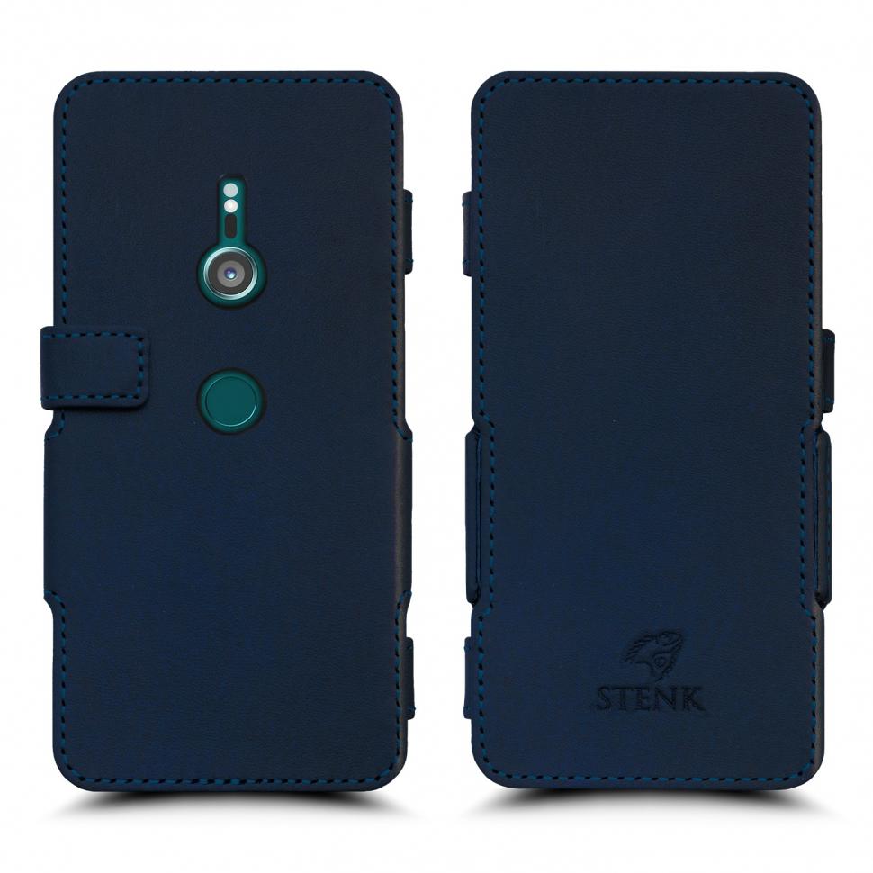 Чехол книжка Stenk Prime для Sony Xperia XZ3 Синий (62677)