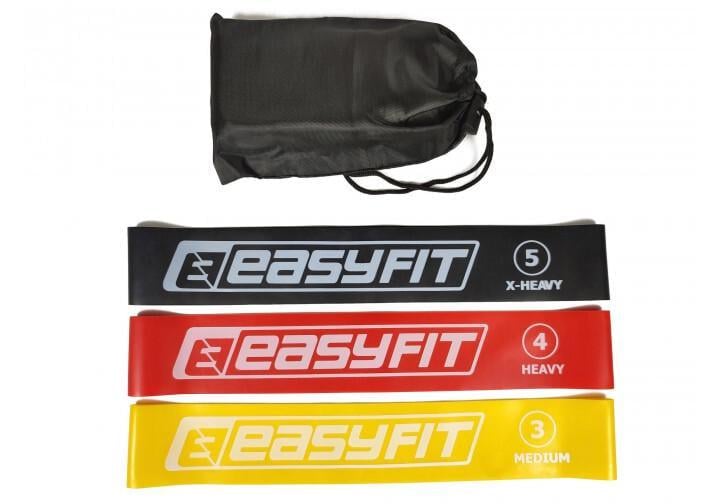 Гумки для фітнесу EasyFit набір 3 шт. (EF-1812) Гумки для фітнесу EasyFit набір 3 шт. (EF-1812)