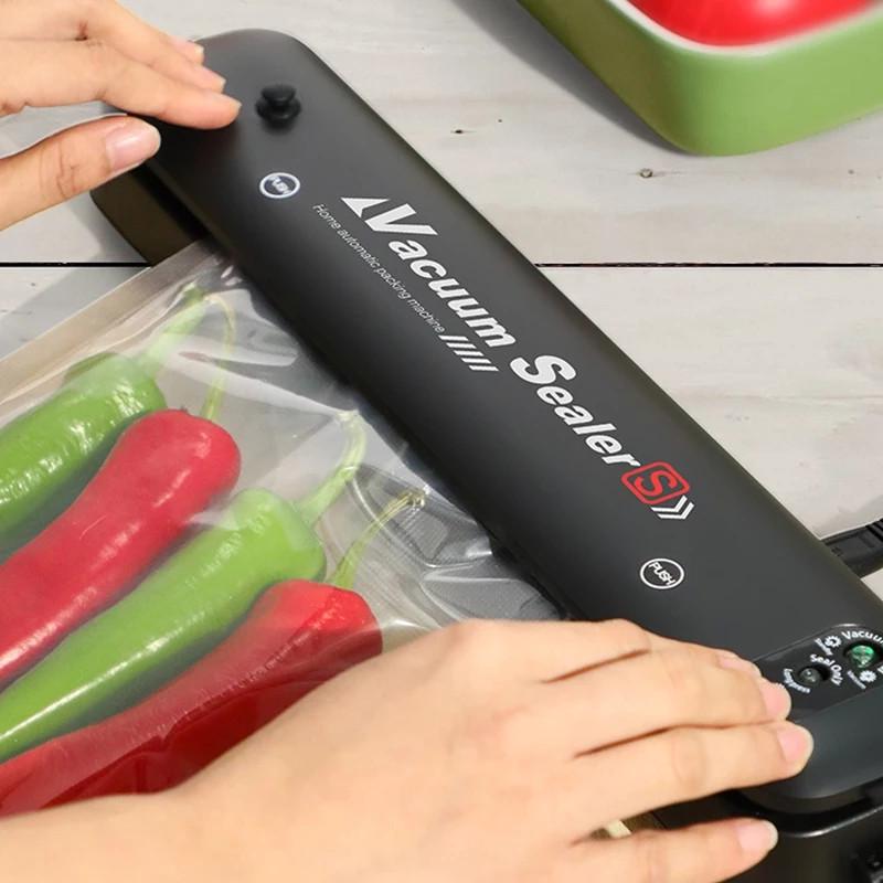 Вакууматор для їжі вакуумний пакувальник Vacuum Sealer S 100 Вт (MS-13163) - фото 5