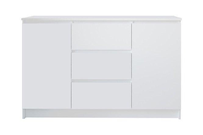 Комод в спальню с тремя ящиками КМ-32 Белый (17597737)