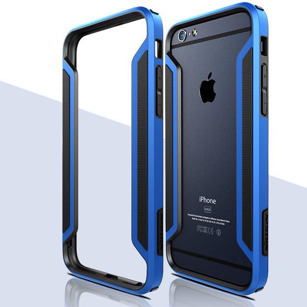 Чохол бампер Nillkin Slim Вorder Series Bumper for iPhone 6/6S, Blue - фото 2