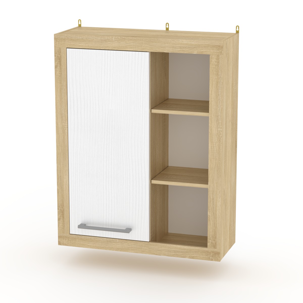 Тумба Компаніт Навісна-2 МГ-1 Сонома/Німфея альба (14211)