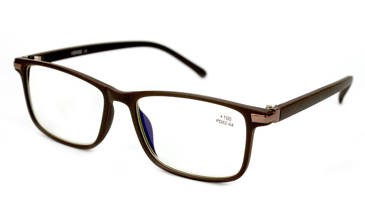 Окуляри для зору в пластиковій оправі Verse 320126S-C2 Blue Blocker +0.75 (99471319)