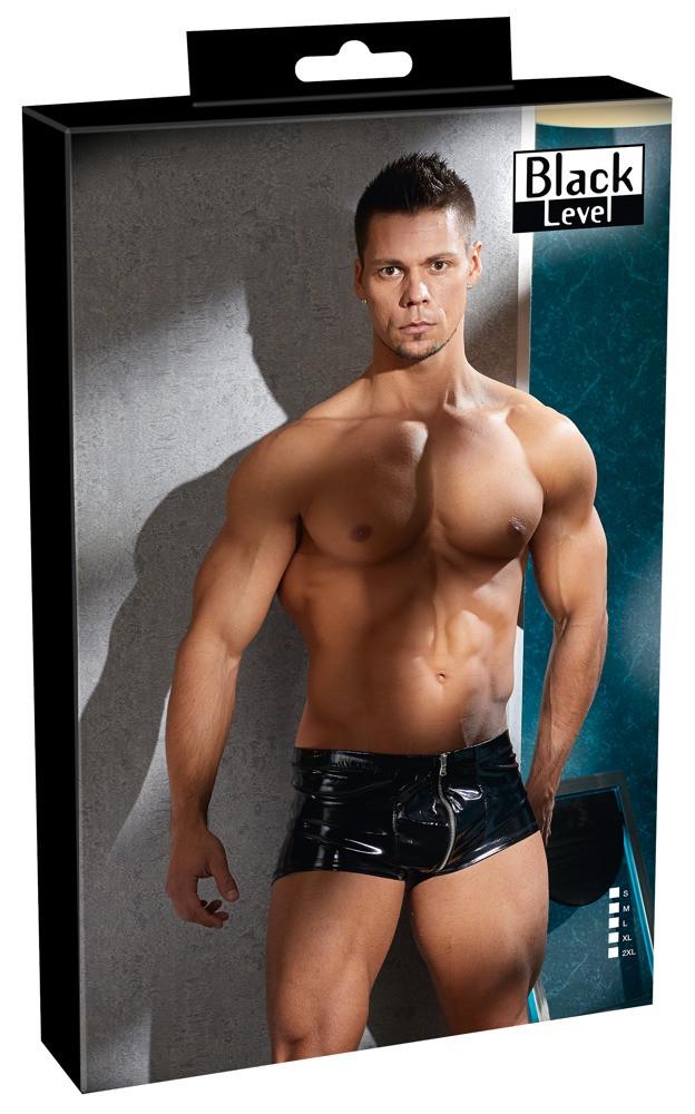 Боксеры лаковые Блеск Черный (2276633758)