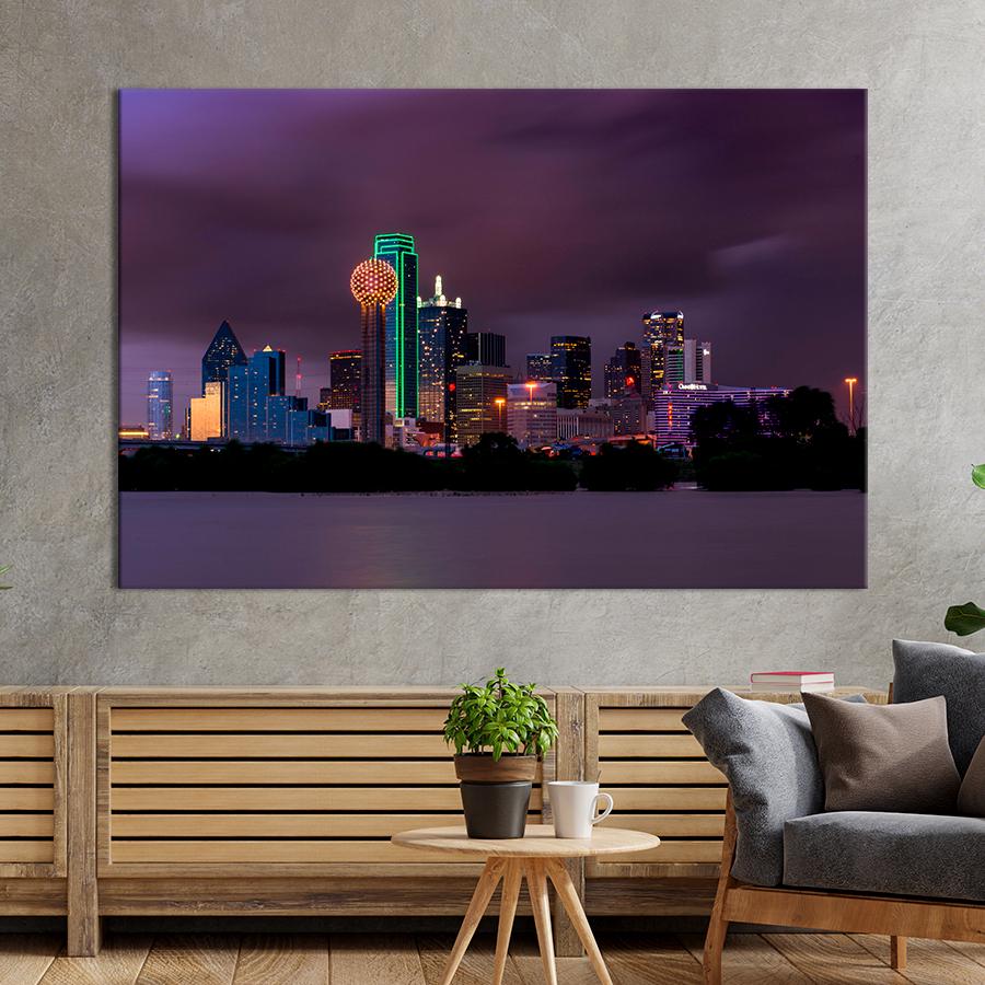 Настенний декор Яркие огни Далласа 165x122 см (A600-2)