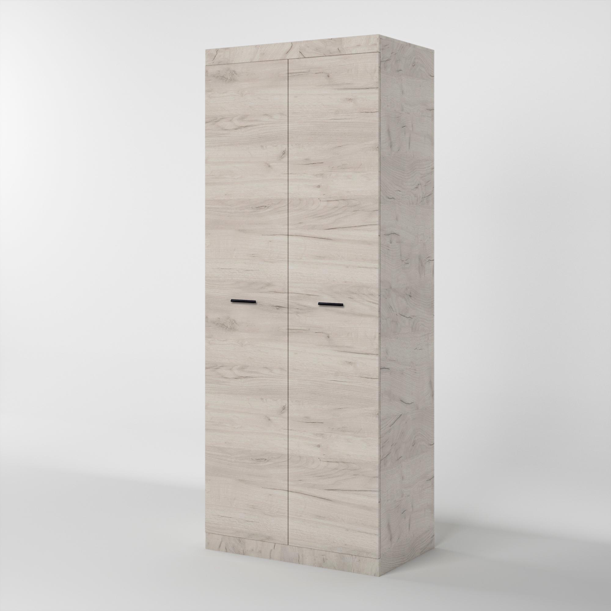 Шафа для одягу Еверест Соната-800 Дуб крафт білий (DTM-2687)