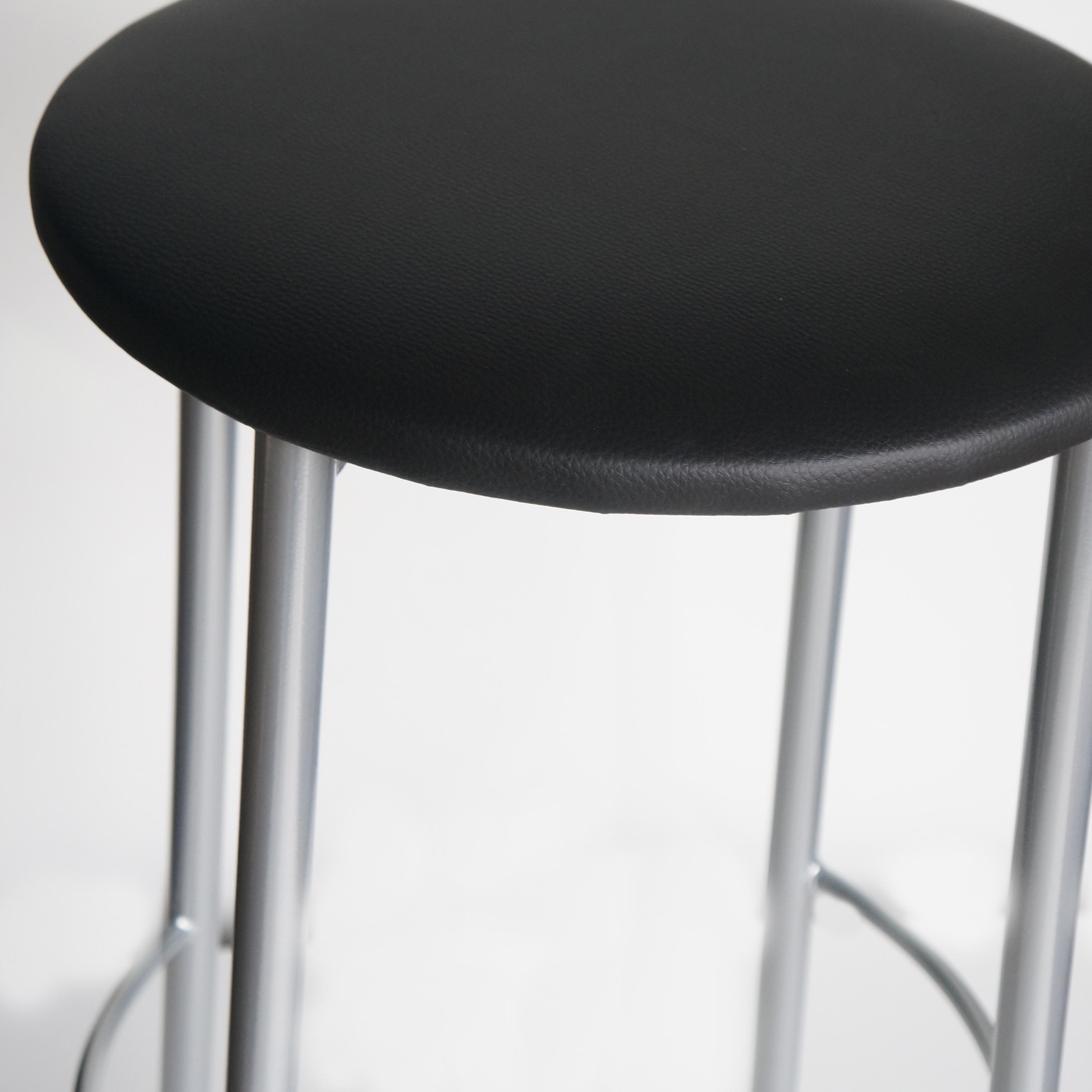 Барный табурет АНТ Марко Хокер Алюминий/Черный (26141-99) - фото 2 Барный табурет АНТ Марко Хокер Алюминий/Черный (26141-99) - фото 2