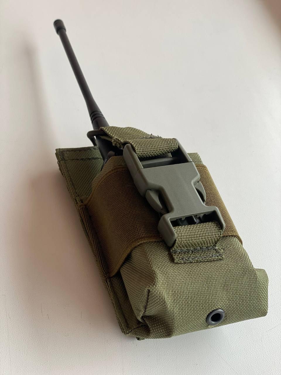 Подсумок для рации на фастексе система молли ПР1 Олива (ПР1Х)
