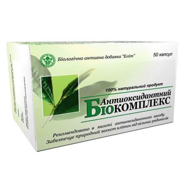 Натуральная добавка Elit-Pharm "Антиоксидантний Біокомплекс" 50 капс. (28351705)