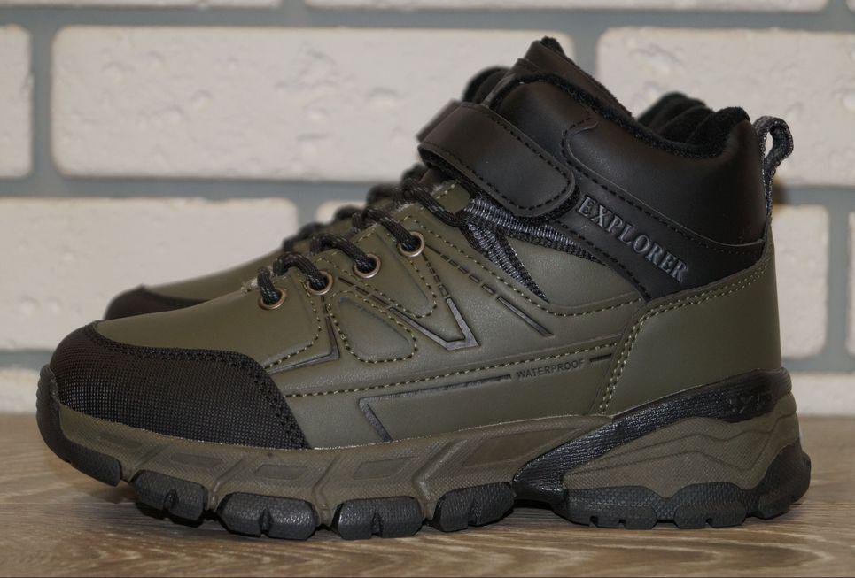 Ботинки зимние детские BBT.KIDS р. 34 21,5 см Зеленый/Черный (31342-34)