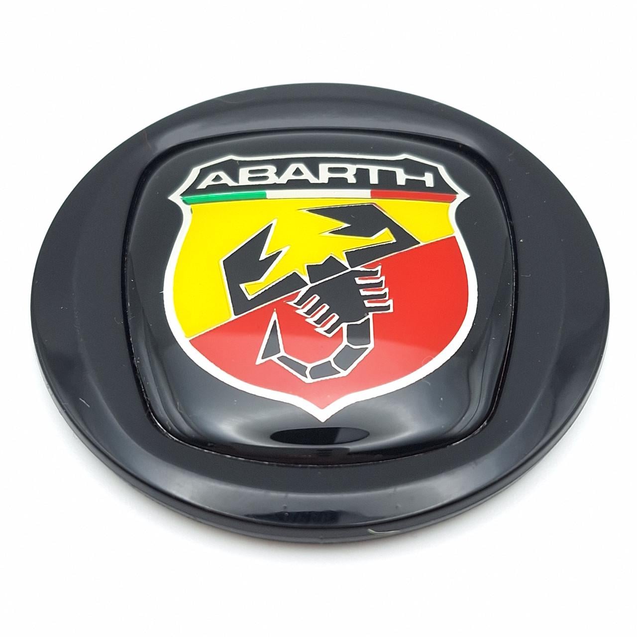 Емблема керма Fiat Abarth 60 мм Чорний глянцевий (2471232332)