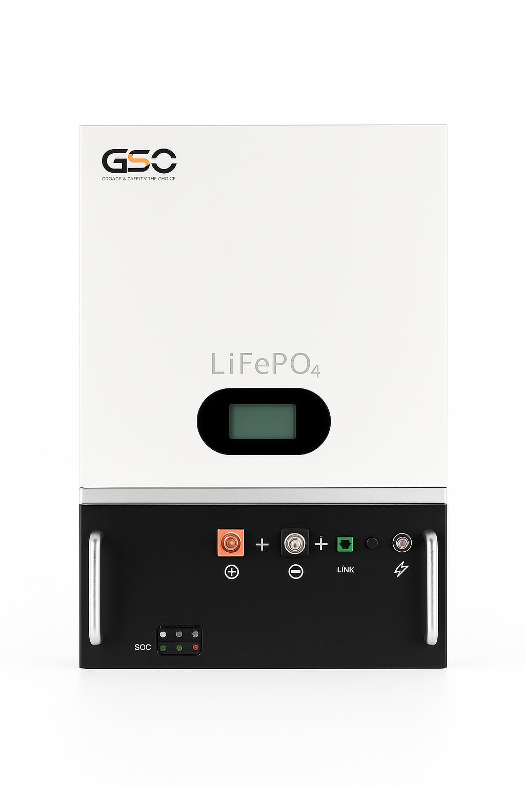 Акумулятор GSO LiFePO₄ 51.2В 100А BMS 5 кВт літій-залізо-фосфатний (29726010)