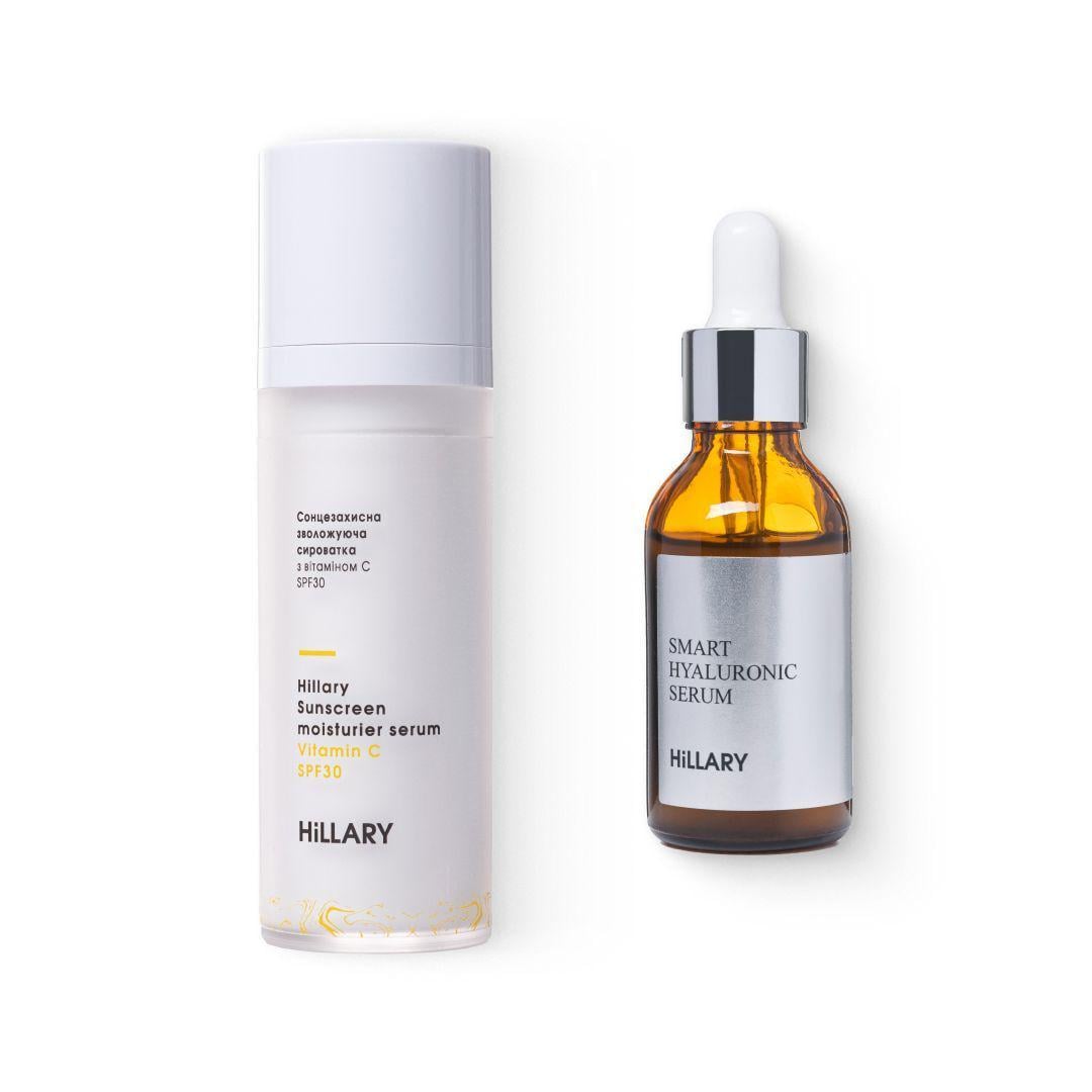 Сыворотка солнцезащитная с витамином С SPF30 + гиалуроновая сыворотка Smart Hyaluronic (HI-11-595)