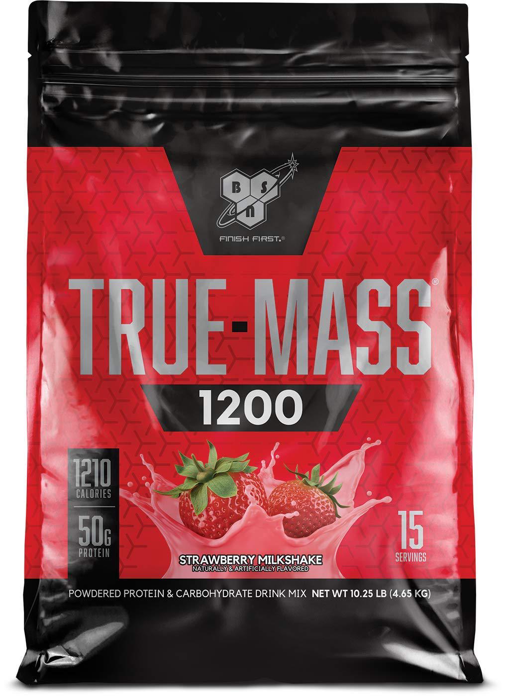 Гейнер BSN True-Mass 1200 Strawberry Milkshake 4540 g