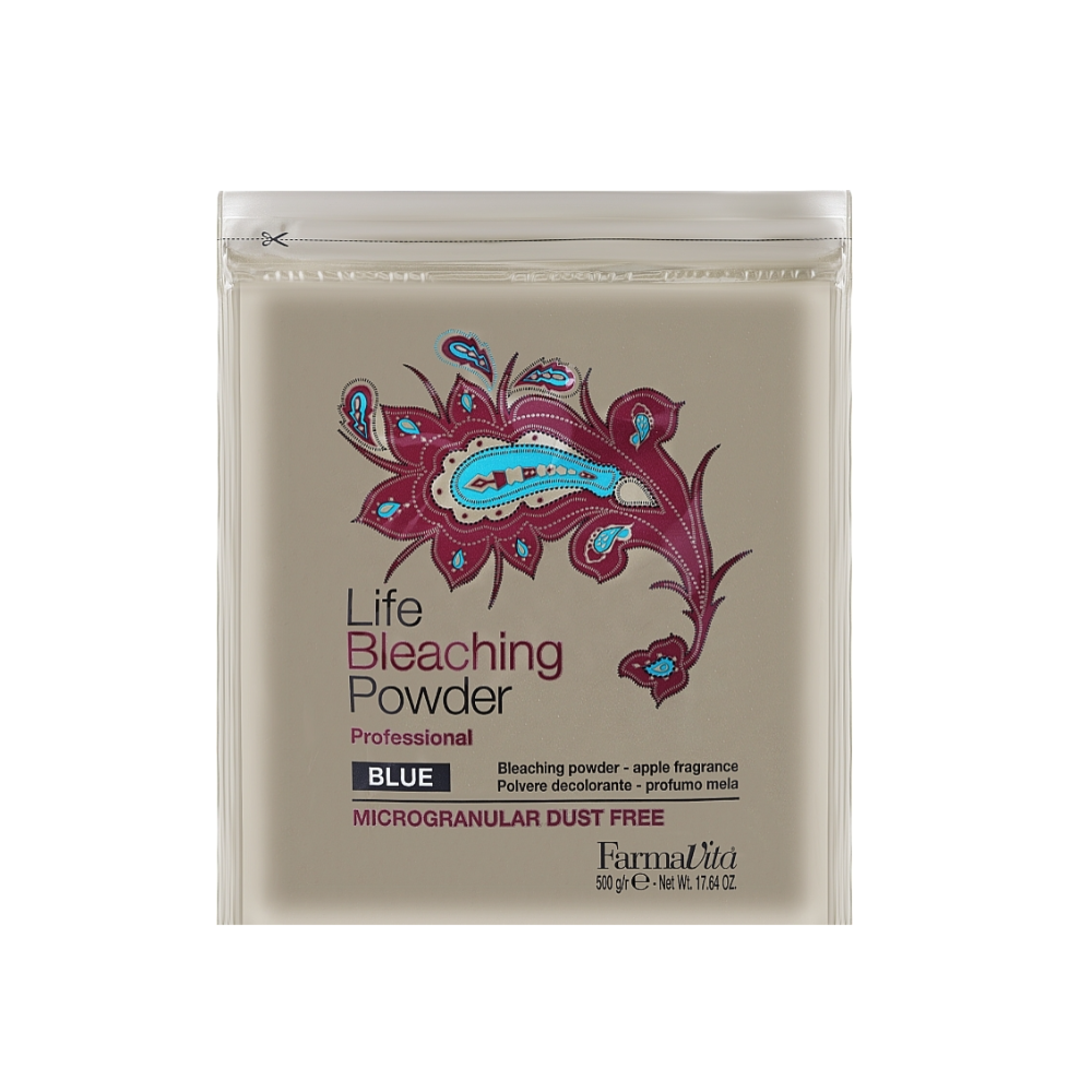 Пудра знебарвлювальна Farmavita Life Bleaching Powder Blue 500 г